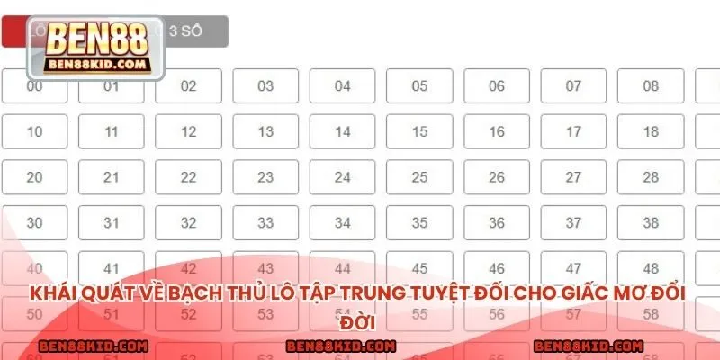 Khái quát về bạch thủ lô tập trung tuyệt đối cho giấc mơ đổi đời