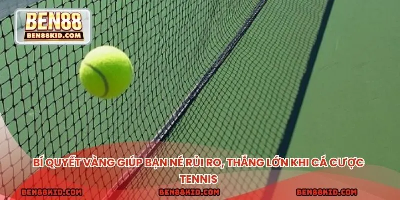 Bí quyết vàng giúp bạn né rủi ro, thắng lớn khi cá cược tennis